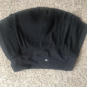 Black mesh Lululemon tennis skirt
